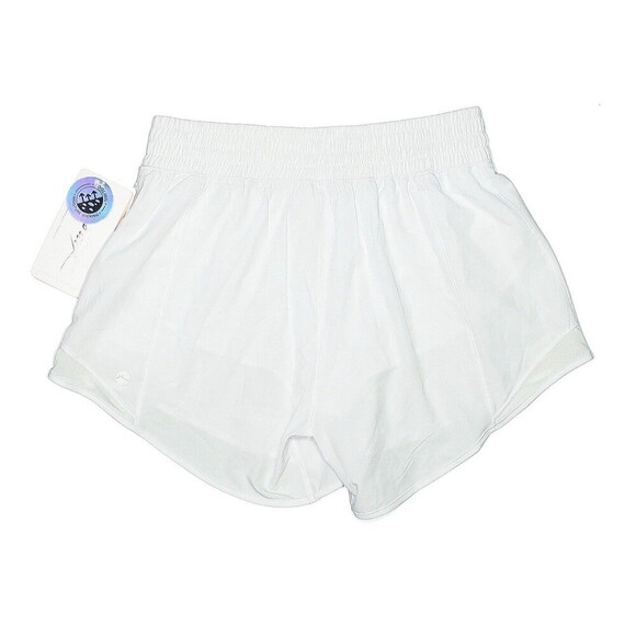 Gottex Studio White Active Running Shorts Sz Large NWT Stretch Moisture Wicking - Picture 2 of 8
